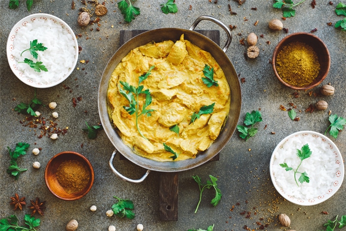 Aiguillettes de poulet au curry